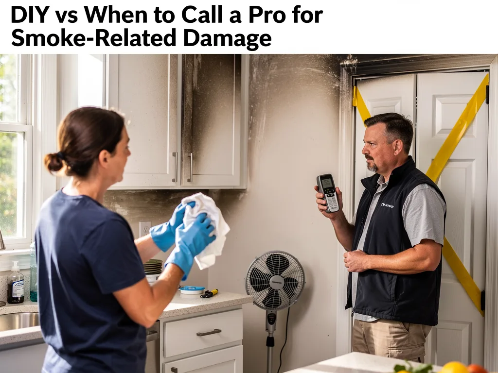 DIY vs When to Call a Pro for Smoke-Related Damage